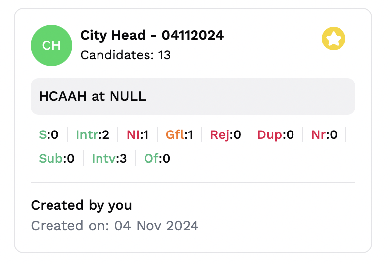Candidate Scoring Stats - OptyMatch